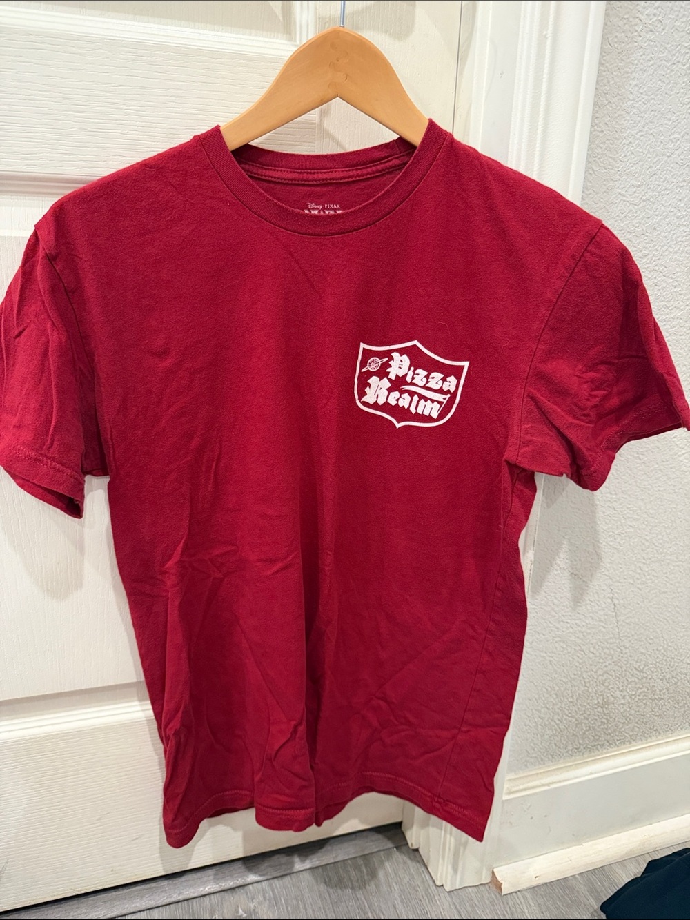 Disney Pizza Realm Short Sleeve Tee - Burgundy